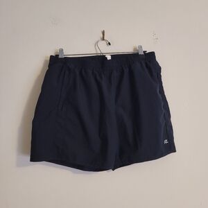 Road Runner Women's Black Shorts Drawstring Pockets 5" inseam